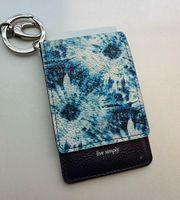 Altar'd State Wallet Key Chain Blue Tie Dye