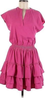 Wildfox Casual Mini Women’s Pink Ruffle Dress