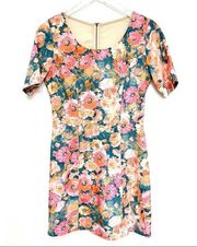 SUNDAY IN BROOKLYN x Anthropologie Pink Floral Print Dress Size Small
