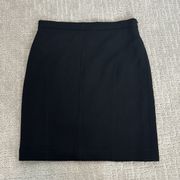 Derek Lam wool blend black pencil skirt silk lined made in Italy