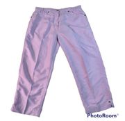 Woolrich Women's 10 Lilac High Waist Straight Leg Capri