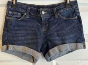 Banana Republic Cuffed Jean Shorts Size 25