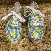 Lemon Platform Espadrilles