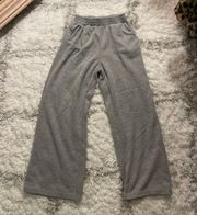 Grey Wide Leg sweatpants