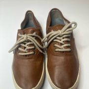 AMERIiCAN EAGLE  LACE UP BROWN FAUX LEATHER SNEAKERS  Size 7 M