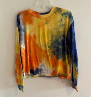 Heart Hips Tie Dye Long Sleeve Top