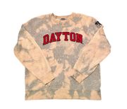 University Of Dayton Gray Crewneck Reworked 