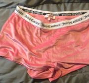 Never worn juicy couture pink shorts pink XL