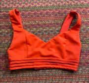 BRIGHT ORANGE BRA TOP