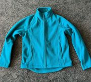 Co. Fleece jacket turquoise blue full zip