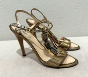 Prada Jeweled t strap heels size 38