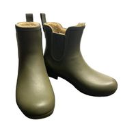 Chooka Eastlake Chelsea Rain Boot Booties Olive Army Green Women’s Size 7