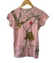 RealTree Pink Fitted T-Shirt CLEMSON TIGERS Women's  Medium 100% Cotton