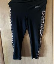 Bebe Athletic Crop Leggings size medium