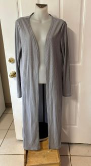 L  Gray Cardigan