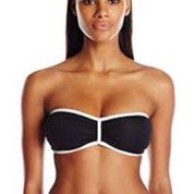 🆕 Coco Rave Jet Black bandeau halter bikini top