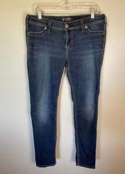 Silver Jeans Co. | Dark Wash Mid Rise Super Skinny "Suki" Jean Size 31