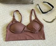 Victoria secret Wireless seamless mauve comfy padded bra small med