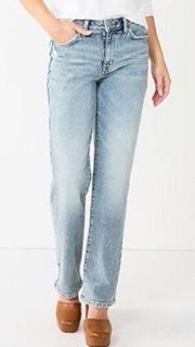 Sonoma High Rise Vintage-styled Straight-Leg Jeans 10T/10L (P013)