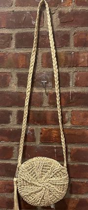 Straw Crossbody Bag 