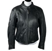 Harley Davidson FXRG Leather Motorcycle Jacket, Black, X-Large