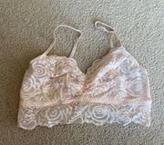 Victoria's Secret VS PINK Lace Bralette In Nude