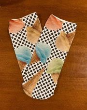 Ice Cream Graphic Socks