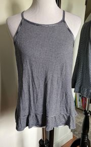 Mossimo XL Blue Striped Top 