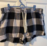 WMNS Plaid Pajama Shorts