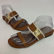 New Tommy Hilfiger brown and khaki, Sandals - Size 6.5 B1