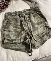 green camo  shorts