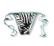 Luli Fama Zebra String Bikini Bottom