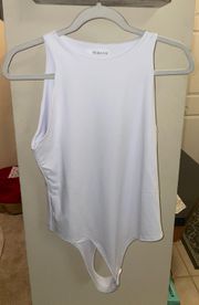 White Sleeveless Bodysuit