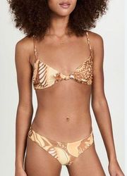 💛 Mara Hoffman Carla Brushstroke Bikini Set