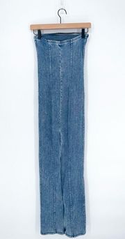 Good American Soft Sculpt Maxi Dress in Indigo 556 XS