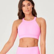 NWT ONZIE HIGH NECK CROP TOP - BUBBLE GUM PINK - SZ S/M & M/L