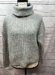 Only small soft gray long sleeve sweater (#1908)