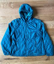 L.L. Bean Reversible Quilted Hooded Jacket Women’s Medium 