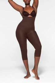 SKIMS Everyday Open Bust Catsuit in Cocoa Size 3X NWOT