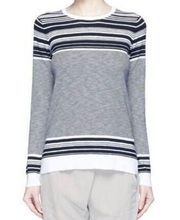 Vince Stripe Slub Cotton Sweater