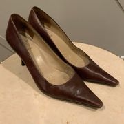 Joan & David Circa Comfort 365 Woman’s Brown Leather Pumps Size 7