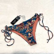 NWT Tavik Bebe Mini Reversible Swim Bottom in Terrace Floral - Large