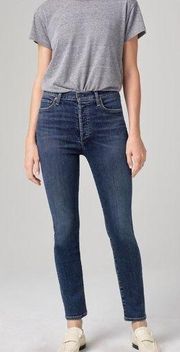 Citizens of Humanity Olivia High Rise Slim Jean Oceanfront Wash