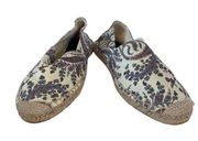 Isabel Marant Cana Paisley Flat Espadrilles Size 41/ US 10.5