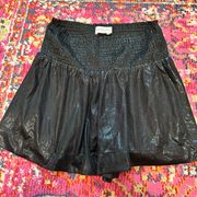 Pants store black sparkly skort