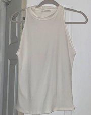 White high neck basic