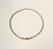 14K Real Gold Tennis Bracelet