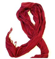 Old navy tasseled burgundy scarf