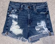 Outfitters Distressed Mom Shorts