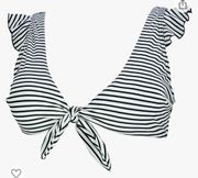 COCOSHIP Women's Retro Stripped bikini top